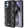 Dėklas DKNY Leather Checkered Pattern MagSafe Samsung Galaxy S25 Ultra juodos spalvos