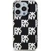 DKNY PC/TPU Checkered Pattern dėklas telefonui Apple iPhone 14 Pro Max juodos spalvos
