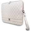 DKNY Dėklas kompiuteriui DKCS14PVSHLP 14″ rožinės spalvos Checkeraudonos spalvos Pattern Printed Stripes