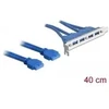 DLC DeLOCK 2 x USB 3.0 19-pin – 4 x USB 3.0-A