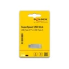 STICK DELOCK USB 3.2 Gen 1 USB-C + Typ-A Speicherstick 64GB - Metallgehuse