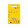 DLC STICK DELOCK USB 3.2 Gen 1 USB-C + Typ-A Speicherstick 128GB - Metallgehuse