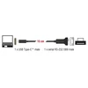 DLC DeLOCK 63908 serijinis kabelis Juoda 0,15 m DB-9