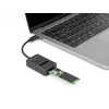 DLC DeLOCK 64198 knyginių kompiuterių dokas / jungčių replikatorius C tipo USB Juoda