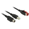 DLC DeLOCK 85489 USB kabelis USB 2.0 3 m USB B Juoda