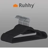 Clothes hanger 20pcs - juodas Ruhhy 22536