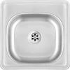 Virtuvinė plautuvė Deante Techno ZMU 0100, satin