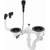 Sifonas granitinėms plautuvėms Deante Space-Saver ZXY_N983, Nero