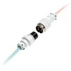 Klaviatūra Ducky Premicord Cotton Candy Coiled Cable susuktas klaviatūros laidas, USB-C į USB-A – 1,8m