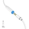 Dudao L16i garso adapteris Lightning su mini lizdu 3.5 mm (baltas)