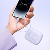 Dudao K32 22.5W 10000 mAh Powerbank with Built-in USB-C/ Lightning Cable - violetinės spalvos