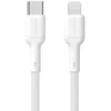 Dudao L9X 30W USB-C – Lightning kabelis 2m – baltos spalvos
