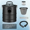 Dulkių siurblys Bauerkraft Pramoninis karščiui atsparus pelenų siurblys židiniui ir krosnelei, 15 l, 800 W