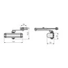 Durų uždarytuvas Abus AC7023, 40 – 80 kg