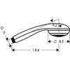 Hansgrohe Crom85 Mono duso galvute