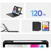 Dux Ducis DK Series dėklas su Bluetooth klaviatūra Apple Apple iPad 10 (2022) - juodos spalvos