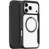 Dux Ducis Skin X Pro dėklas skirtas Apple iPhone 17 Pro Max with Wallet, MagSafe Compatible – juodos spalvos