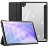 Dux Ducis Toby Armored Flip dėklas skirtas Samsung Galaxy Tab A11 Plus/A9 Plus - juodos spalvos
