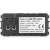 Dvigubas USB lizdas PNI UB20, 5V, 2.4A, modulinis, įmontuojamas, F tipo 1/2, stikliniam rėmeliui RM101W, RM202W