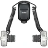 Dvigubos galvutės makro blykstė GODOX MF-T76, skirta Nikon