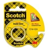 Dvipusė lipni juosta Scotch 665, su dėklu,12mm x 6,3m