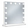 Ecotoys LED makiažo veidrodis 50×40 cm kosmetinis su apšvietimu 3 spalvos 13 lempučių ModernHome