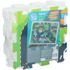Eddy Toys EVA PUTŲ DĖLIONĖS KILIMĖLIS ŽAIDIMAMS 30X30CM MIESTAS 12 ELEMENTŲ 322414