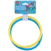 Eddy Toys NARDYMO ŽIEDAI 2VNT MĖLYNI IR GELTONI 1064420