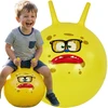 Eddy Toys Skersinė kamuolys su ragais 45 cm geltonas