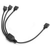 Ek Water Blocks Ek Vanduo Blocks EK Vanduo BlocEK Vanduo Blocks EK-Loop D-RGB splitter cable, 3-way – juodas
