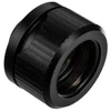 Ek Water Blocks Ek Vanduo Blocks EK Vanduo Blocks EK-Torque HDC 16 fitting straight G1/4 inch BSP to 16mm OD hard tube – juodas