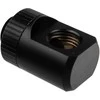 Ek Water Blocks Ek Vanduo Blocks EK Vanduo Blocks EK-Torque Adapteris T-Splitter G1/4 inch male to 2x G1/4 inch female – rotatable, juodas