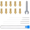 ELEGOO Neptune 4/4 Pro žalvarinių antgalių rinkinys (0.2 mm x2, 0.4 mm x4, 0.6 mm x2, 0.8 mm x2)