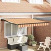 Elektrinė ištraukiama pavėsinė Geltona ir Oranžinė 300x250 cm 3329978