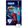 Elektrinis dantų šepetėlis Oral-B Vitality Pro Kids Spider-Man Edition, mėlynas ES