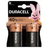 Elementai DURACELL, D/LR20, 1.5V, 2 vnt.