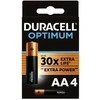 Elementai DURACELL OPTIMUM, AA/LR06, 1.5V, 4 vnt.