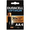 Elementai DURACELL OPTIMUM, AA/LR06, 1.5V, 4 vnt.