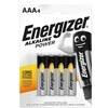 Energizer AP Alkaline Power 410829 AAA LR03 baterija 4 vnt.