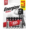 Elementai ENERGIZER AAA/LR03, 1,5V, 6 vnt.