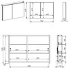 Elita SPINTELĖ SU VEIDRODŽIU BASIC 90 CM