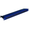 EMITERNET Panel 19″, 24xRJ45 STP cat.6 (1U) with shelf, mėlynas DCN/PPFA674EKS248C6