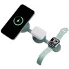 Prestigio Energea Belaidis įkroviklis Bazic GoMag Trio 2 3in1 15W magnetic skirtas Apple iPhone/Watch/AirPods pistachio