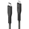 ENERGEA Flow USB-C į Lightning C94 MFI Kabelis 1.5m juodos spalvos 60W 3A PD Fast Charge