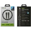 ENERGEA Nyloflex USB – Lightning Kabelis Charge and Sync C89 MFI 1.5m juodos spalvos