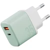 Energea Laidinis įkroviklis Bazic GoPort Velox Kit USB-C/USB-A GaN 35W with cable žalias