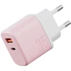 Energea Laidinis įkroviklis Bazic GoPort Velox Kit USB-C/USB-A GaN 35W su kabeliu, rožinis