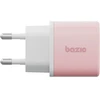 Energea Laidinis įkroviklis Bazic GoPort Velox Kit USB-C/USB-A GaN 35W su kabeliu, rožinis