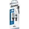 „Energizer Ultimate“ USB-A–USB-C jungiamasis kabelis, 2 m, Sidabrinis