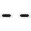 112803 EP-DA705BWE Samsung USB-C/USB-C Data Cable 3A 1m baltos spalvos (OOB Bulk pakuotė)